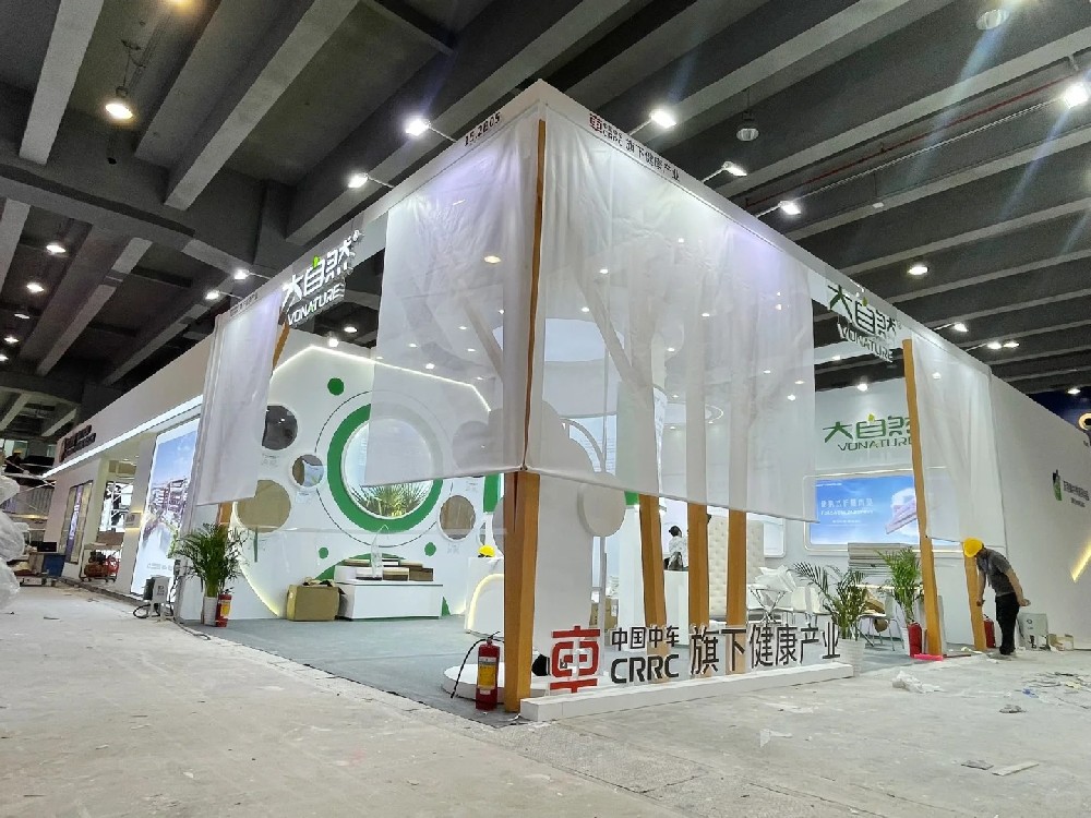 广州家博会--大自然展台设计搭建--75平方米